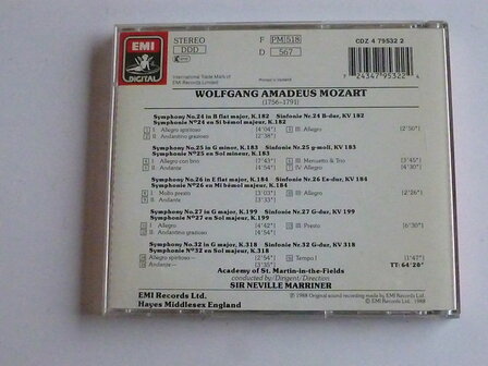 Mozart - Symph. 24,25,26,27,32 / Neville Marriner