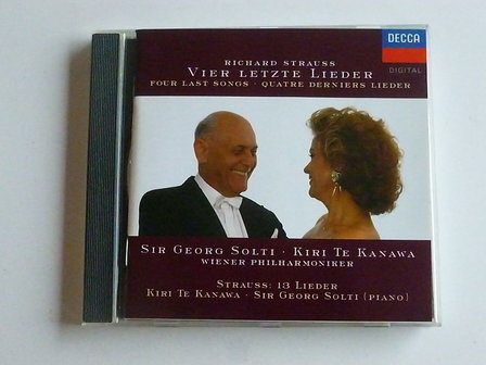 R. Strauss - Vier Letzte Lieder / Kiri te Kanawa , Solti