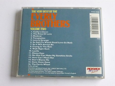 Everly Brothers - The very best of volume two