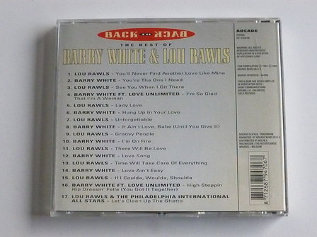 Barry White &amp; Lou Rawls - Back to Back / the best of
