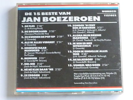 Jan Boezeroen - De 15 beste van Jan Boezeroen (gesigneerd)