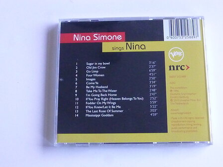 Nina Simone sings Nina