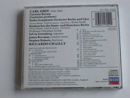 Carl Orff - Carmina Burana (Ricardo Chailly)