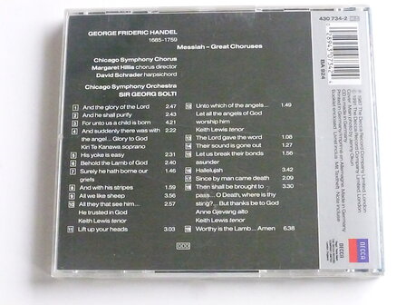 Handel - Messiah / Sir Georg Solti