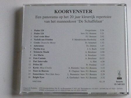Mannenkoor De Schaffelaar - Koorvenster
