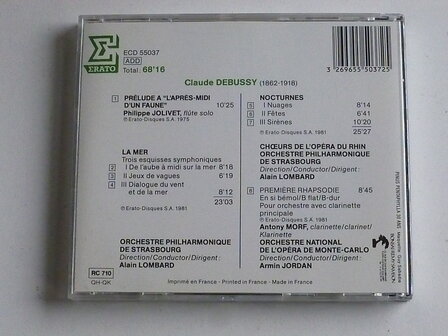 Debussy - La Mer, Noctures / A Jordan, A Lombard