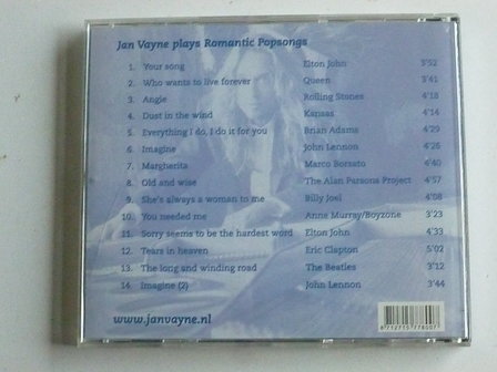 Jan Vayne plays Romantic Popsongs (gesigneerd)