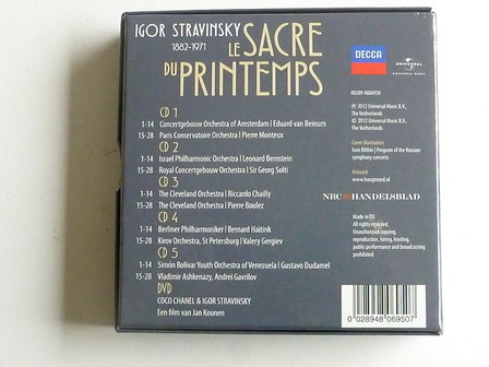 Stravinsky - Le Sacre du Printemps (DVD + 5 CD)