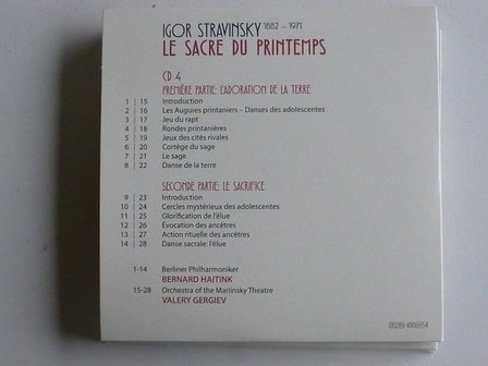 Stravinsky - Le Sacre du Printemps (DVD + 5 CD)