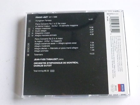 Liszt - Piano Concertos 1 &amp; 2 / Thibaudet, Dutoit