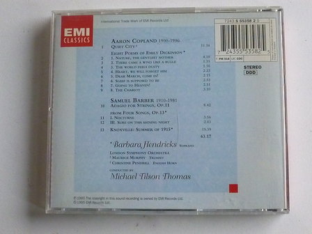 Barber- Knoxville, Copland - Barbara Hendricks / Tilson Thomas