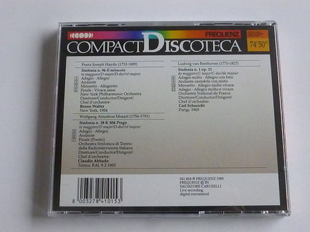 Haydn, Mozart, Beethoven - Bruno Walter/ Claudio Abbado/ Schuricht