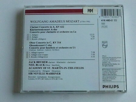Mozart - Clarinet Concerto / Sir Neville Marriner