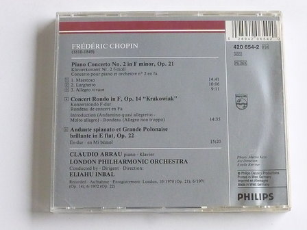 Chopin - Piano Concerto 2 / Claudio Arrau