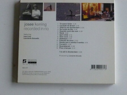 Josee Koning - Recorded in Rio (gesigneerd)
