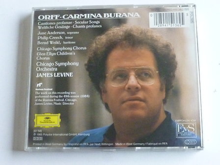 Orff - Carmina Burana / James Levine