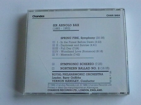 Sir Arnold Bax - Spring Fire / Vernon Handley