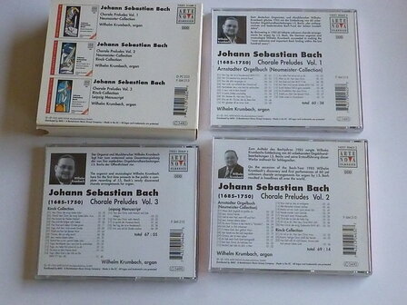 J.S.Bach - Chorale Preludes vol. 1,2,3 / Wilhelm Krumbach (3 CD)