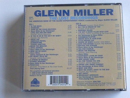Glenn Miller - The lost recordings (2 CD)