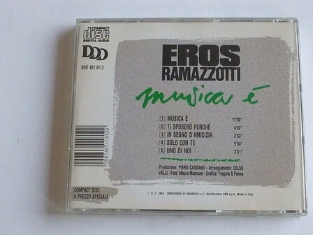 Eros Ramazzotti - Musica &eacute; / 5 Brani Inediti