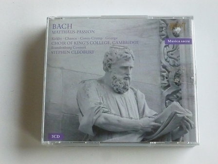 Bach - Matth&auml;us Passion / Kirkby, Stephen Cleobury (3 CD)