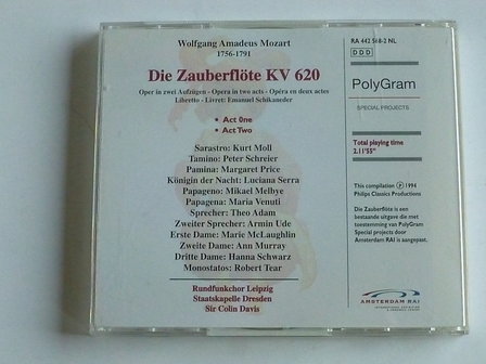 Mozart - Die Zauberfl&ouml;te / Sir Colin Davis (2 CD)