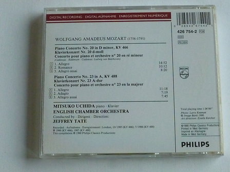 Mozart - Piano concerto 20, 23 / Mitsuko Uchida , Jeffrey Tate
