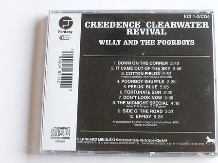 Creedence Clearwater Revival - Willy and the Poor Boys