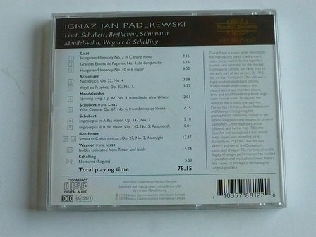 Liszt - Grand Piano Ignaz Jan Paderewski