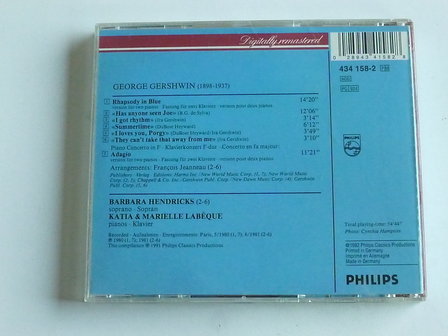 Gershwin - Katia &amp; Marielle Labeque / Barbara Hendricks