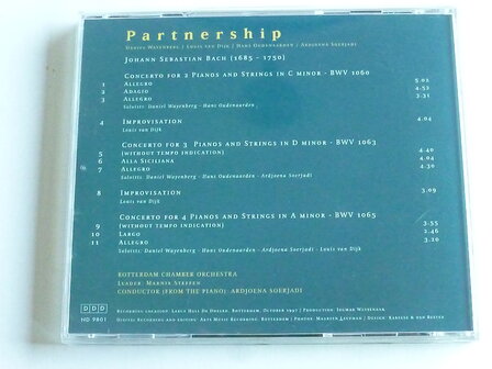 Bach - Partnership / Daniel Wayenberg, Louis van Dijk, Oudenaarden, Soerjadi
