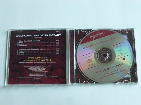 Mozart - Piano Quartets / Paul Lewis, Leopold String Trio
