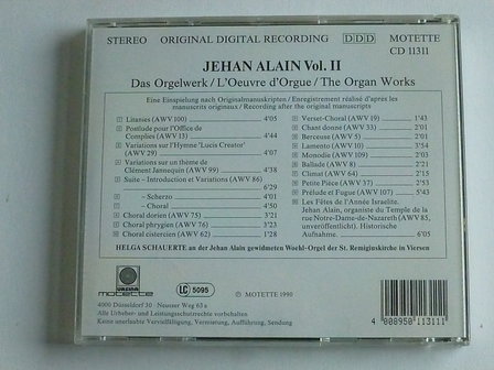 Jehan Alain - Das Orgelwerk vol. II / Helga Schauerte