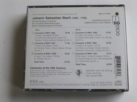 Bach - Brandenburg Concertos 1-6 / Camerata of the 18 th Century