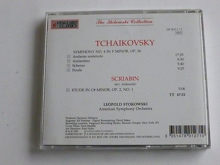 Tchaikovsky - symph. 4 / Stokowski collection vol.2