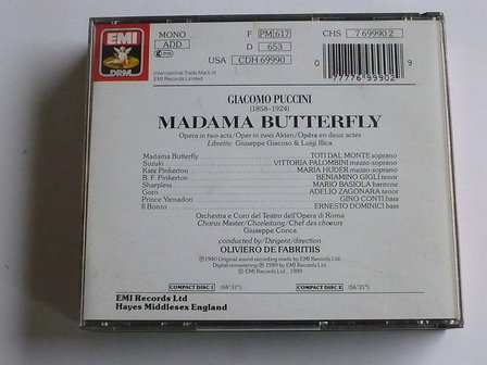 Puccini - Madama Butterfly / Dal Monte, Gigli, Oliviero de Fabritiis (2 CD)