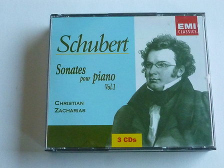 Schubert - Sonates pour piano vol.1 / Christian Zacharias (3 CD)