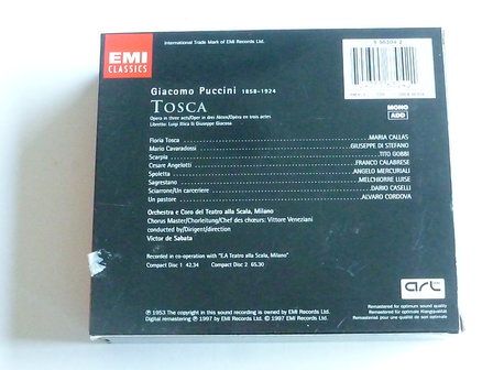 Puccini - Tosca / Maria Callas , Victor de Sabata (2 CD)