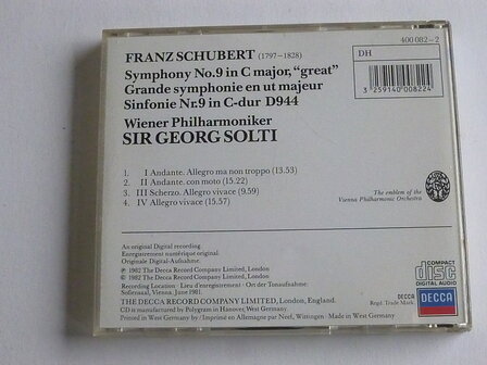 Schubert - Symph. 9 / Sir Georg Solti
