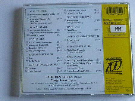 Kathleen Battle at Carnegie Hall