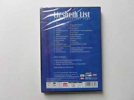 Liesbeth List - Van Shaffy tot Piaf (DVD) Nieuw geseald