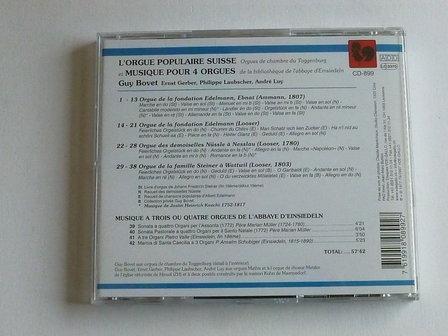 L&#039;Orgue populaire Suisse et Musique pour 4 Orgues / Guy Bovet