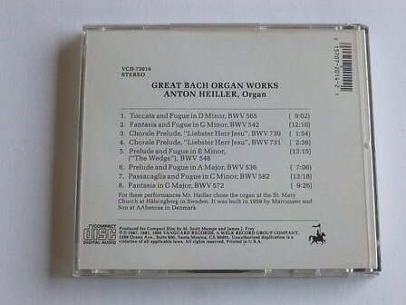 Anton Heiller - Great Bach Organ Works