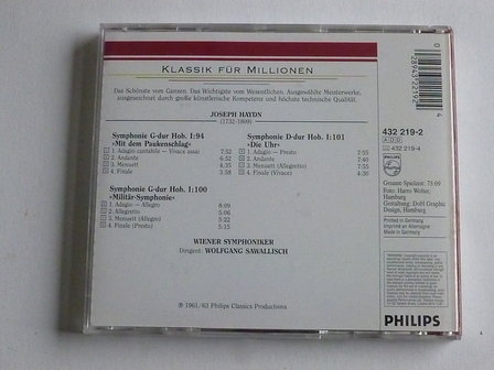 Haydn - Symphonien 94,100,101 / Wolfgang Sawallisch