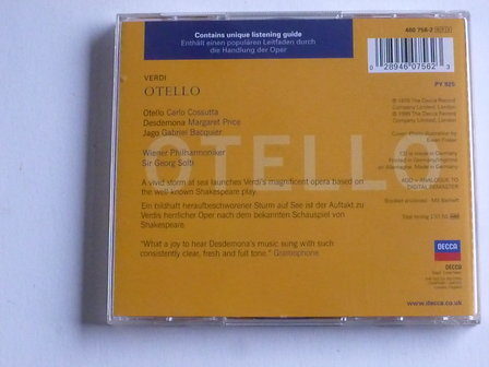 Verdi - Otello / Price, Sir Georg Solti (2 CD)