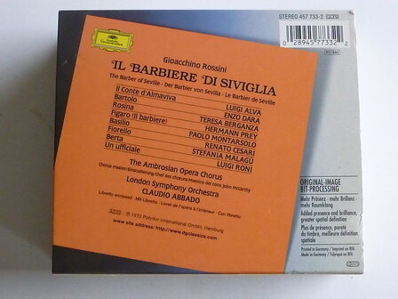 Rossini - Il Barbiere di Siviglia / Herman Prey, Claudio Abbado (2 CD)