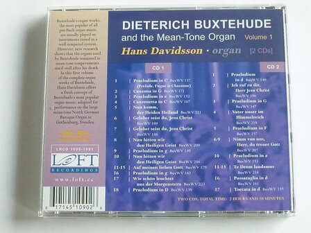 Dieterich Buxtehude - Hans Davidsson Organ  vol.1 (2 CD)