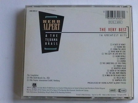 Herb Alpert - The very best of / 16 Greatest Hits