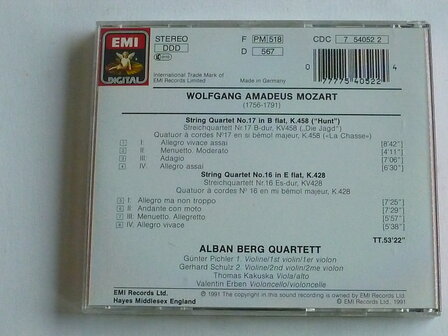 Mozart - String Quartet no 17, 16 / Alban Berg Quartett