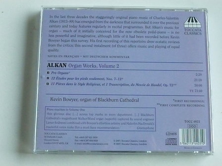 Alkan - Organ Works volume 2 / Kevin Bowyer